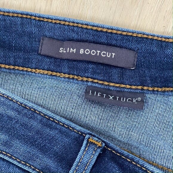 NEW NYDJ Womens Plus 24W Slim Bootcut Jeans Lift Tuck Presidio Wash Denim - Picture 6 of 10